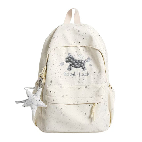 Girls Enchanting Starry-Themed Backpack Bowlift