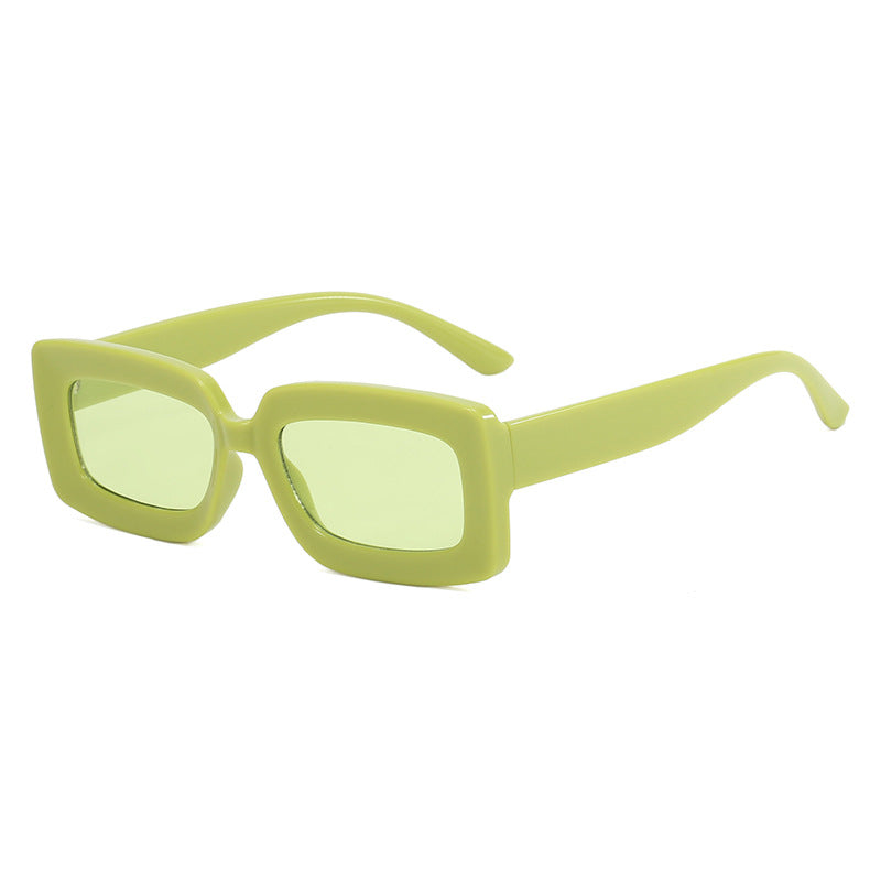 Ladies futuristic square sunglasses Bowlift