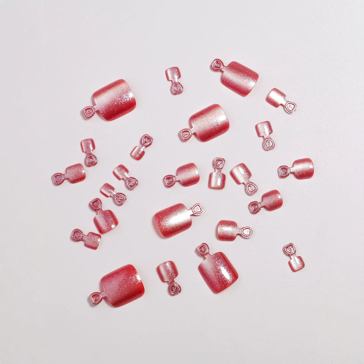 Decorative Glitter Press-On Nail Set Bowlift