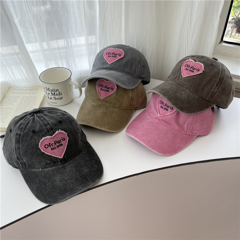 Women's Vintage-Inspired Embroidered Baseball Cap Bowlift