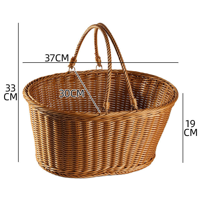 Woven Storage Basket Bowlift