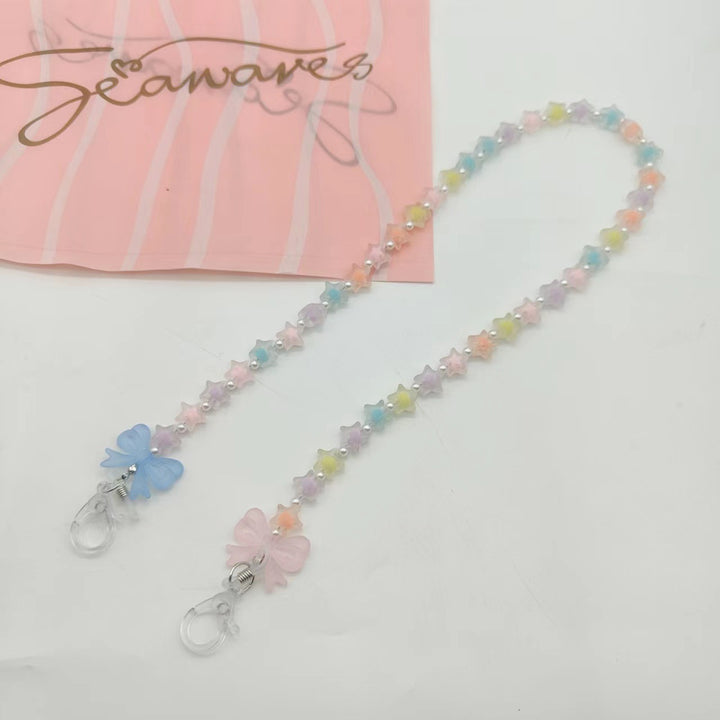 Trendy Glasses Chain with Star Design Bowlift