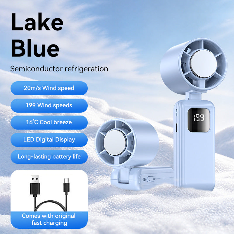 Women's Portable Mini Air Cooler with LED Display Bowlift