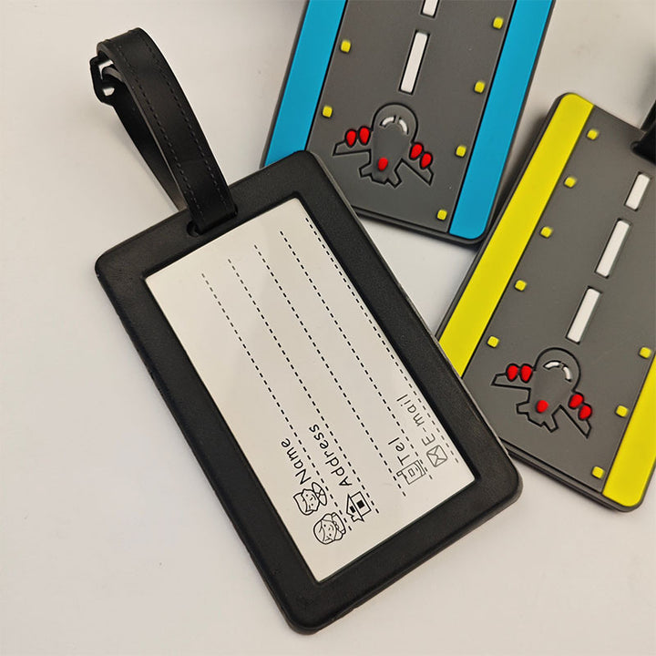 Unisex Fun Themed Travel Luggage Tag Bowlift
