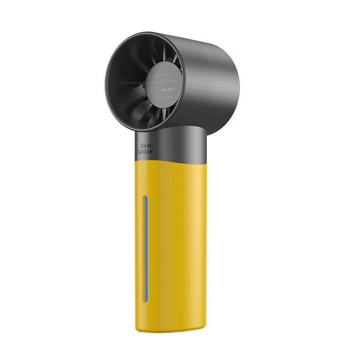 Portable Cooling Fan with Mist Spray Feature Bowlift