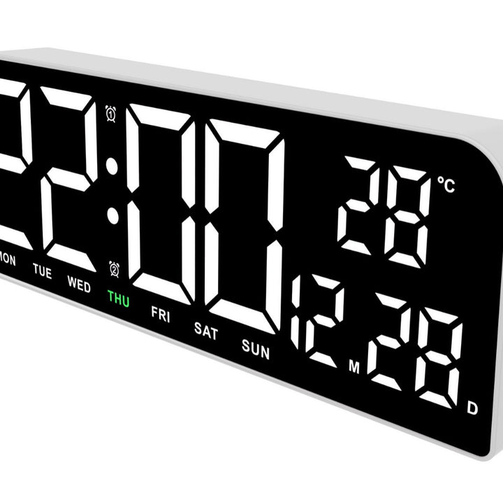 Digital Multifunctional Alarm Clock with Temperature Display Bowlift