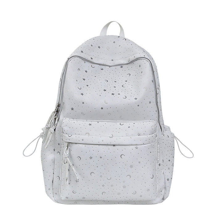 Starry Print School Backpack Bowlift