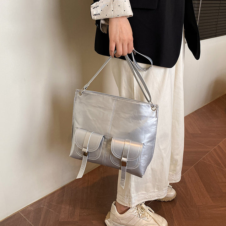 Modern Structured Shoulder Bag Bowlift