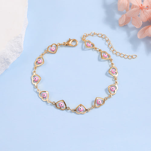 Heart-Shaped Beaded Bracelet Bowlift