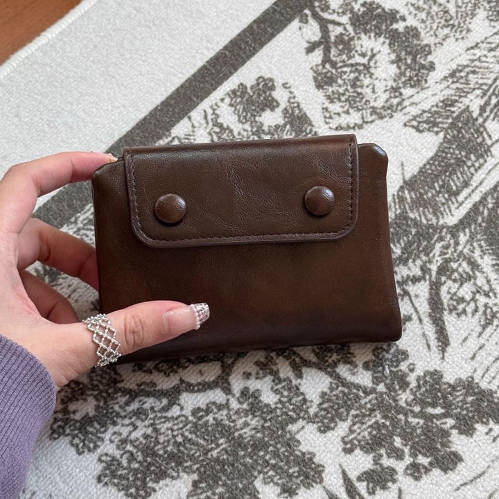 Stylish Compact Leather Cardholder Bowlift