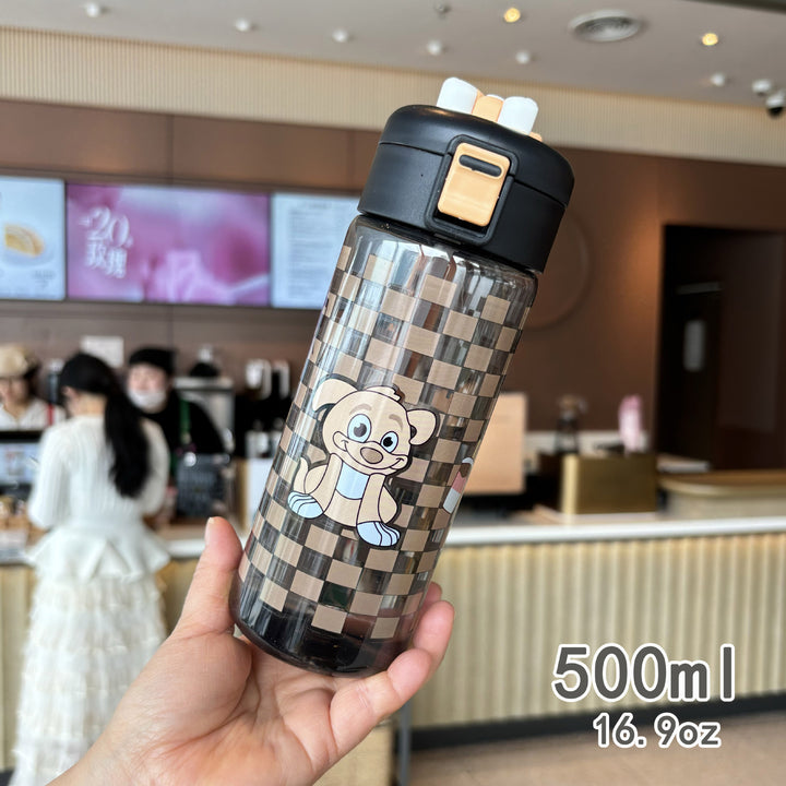 Women's funny drinking bottle with sealed lid Bowlift