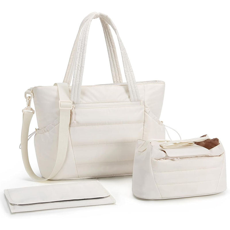 Polyurethane handbag with removable organizer Bowlift