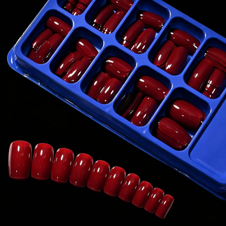 Premium Almond-Shaped False Nail Set Bowlift