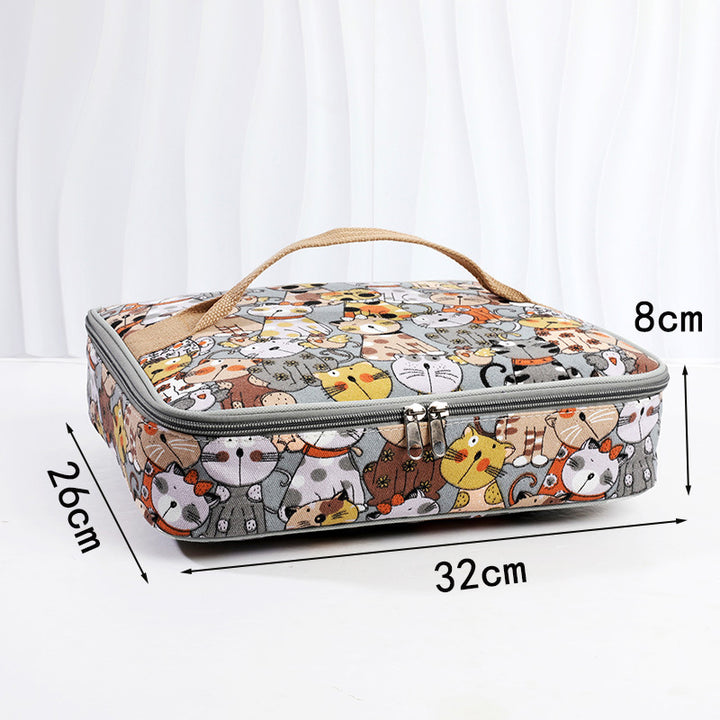 Insulated Animal-Themed Lunch Carrier Bowlift