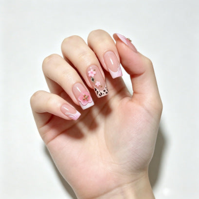 Floral Decorative Nail Tips Bowlift