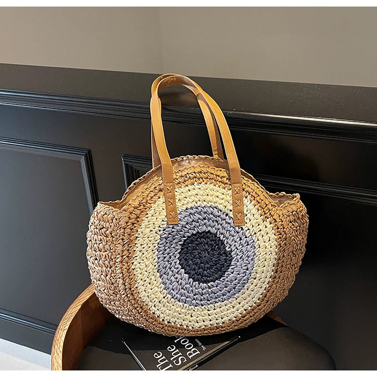 Hand-knotted basket bag with stylish design Bowlift