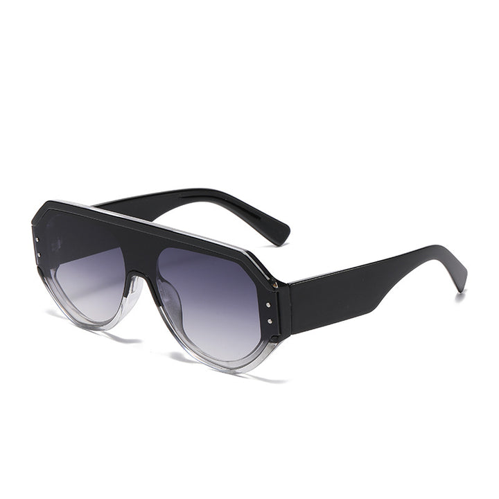 Men's Bold Frame Futuristic Sunglasses Bowlift