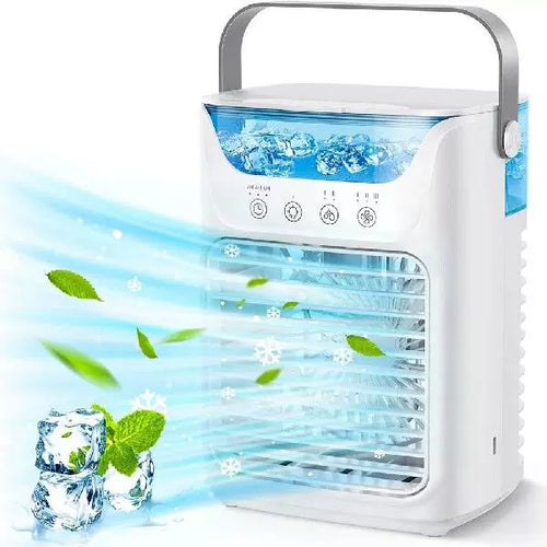 Unisex One Size compact portable evaporative micro air cooler with removable ice container more speeds whisper-quiet fan and adjustable directional louvers Bowlift