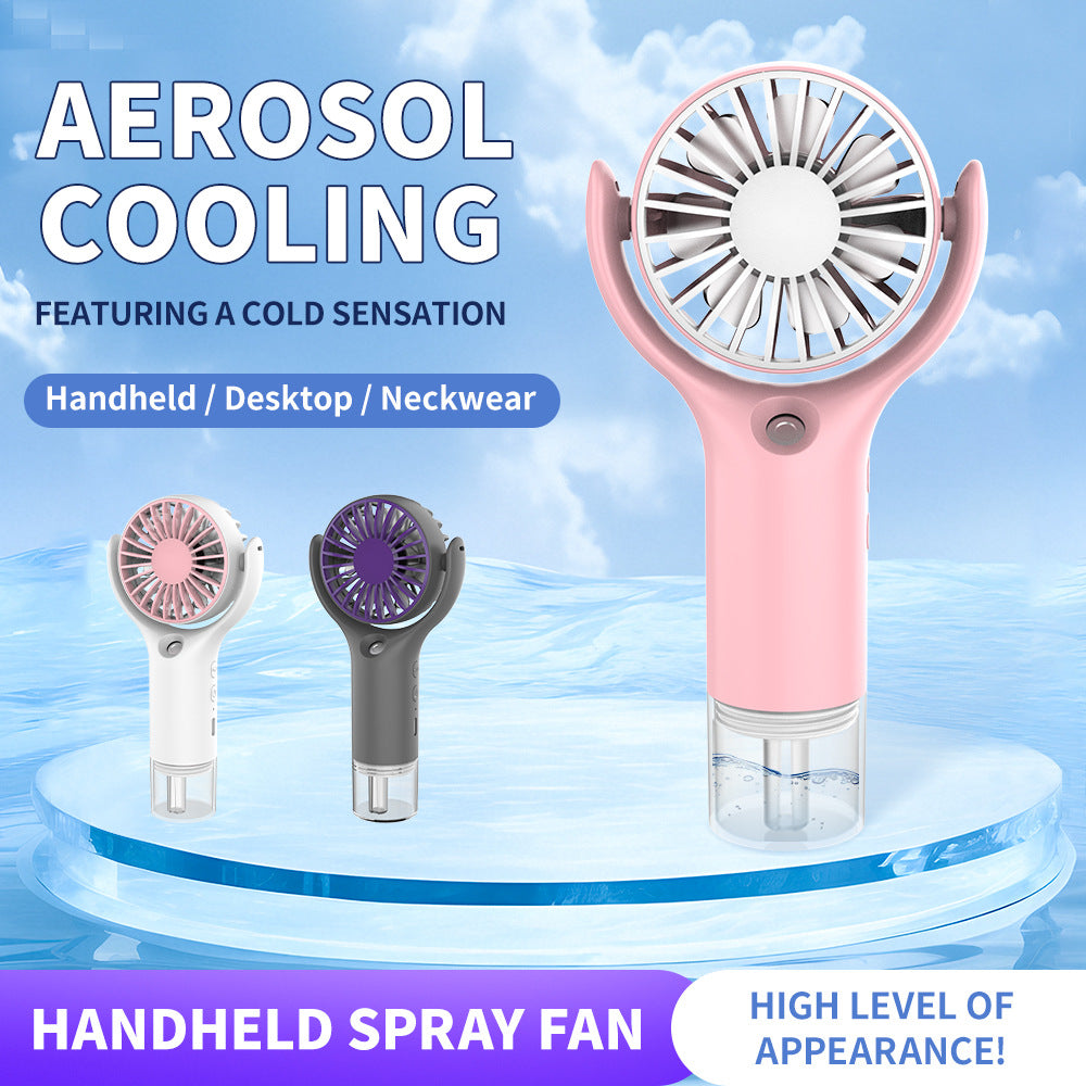 Unisex Portable Rechargeable Handheld Fan Bowlift