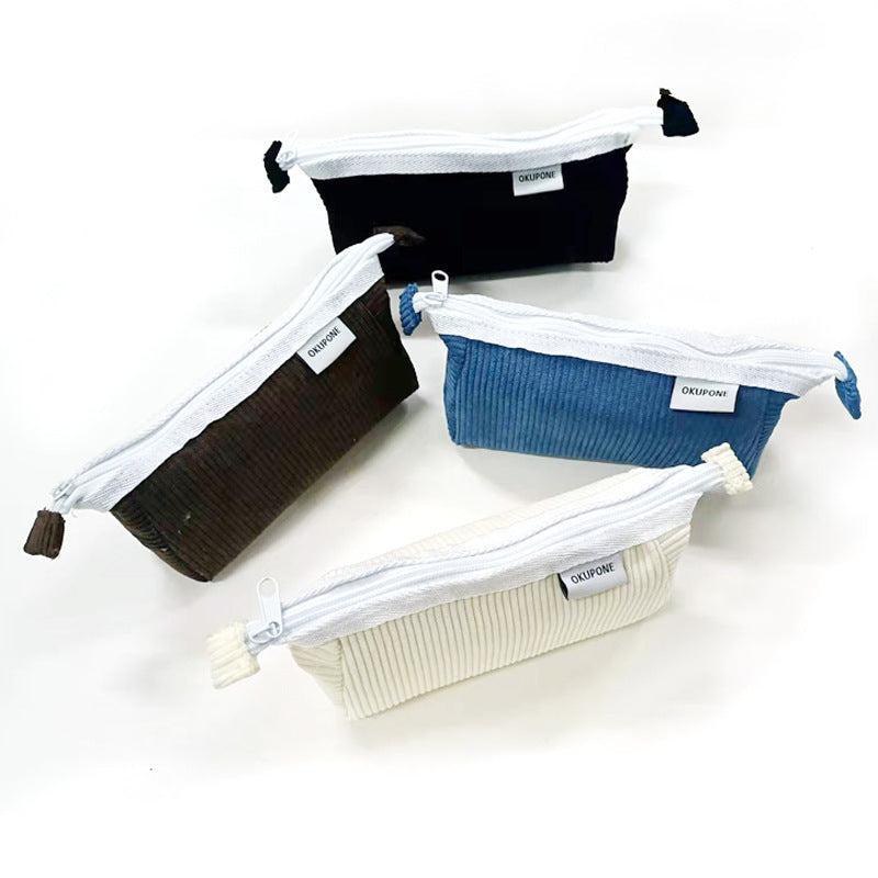 Corduroy Cosmetic Pouch Bowlift