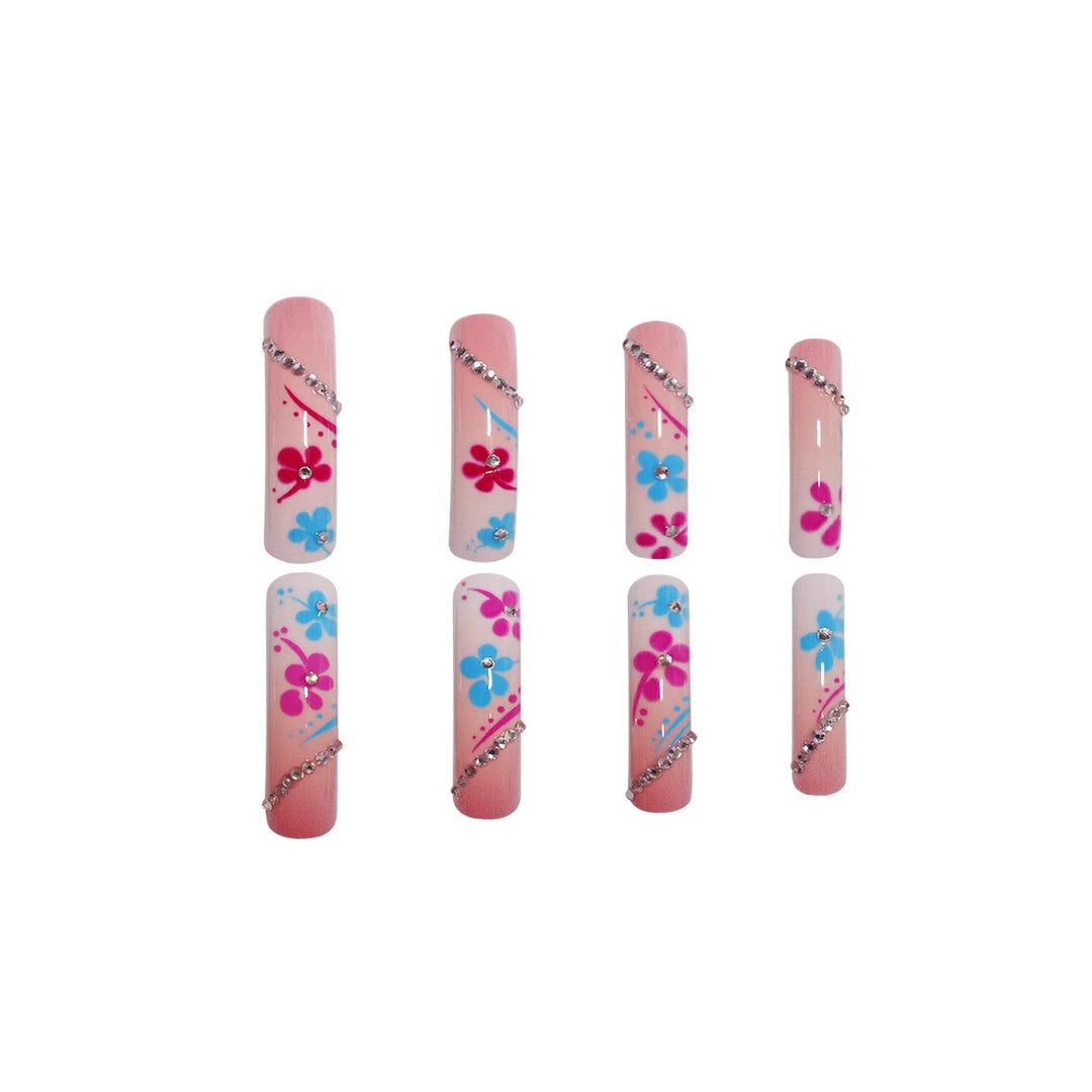 Decorative Long Acrylic Nail Extensions Bowlift