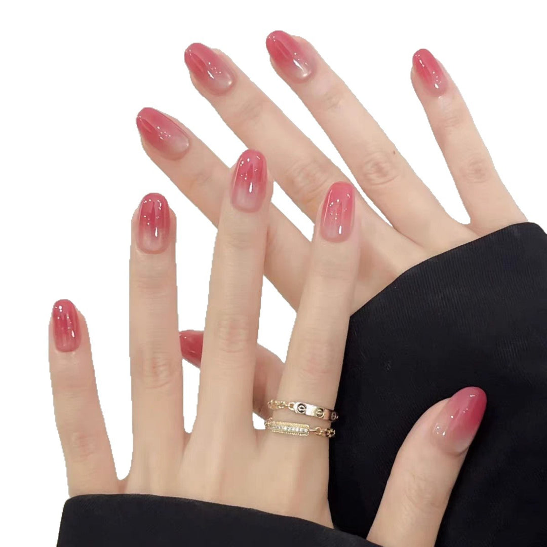 Artificial nails with elegant ombre effect Bowlift