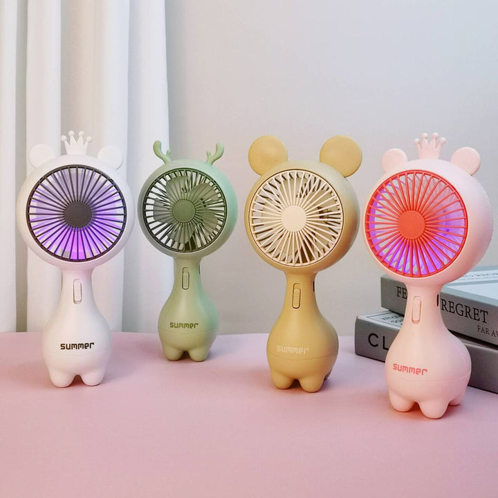 Women Portable Mini Fan in Cute Rabbit Design Bowlift