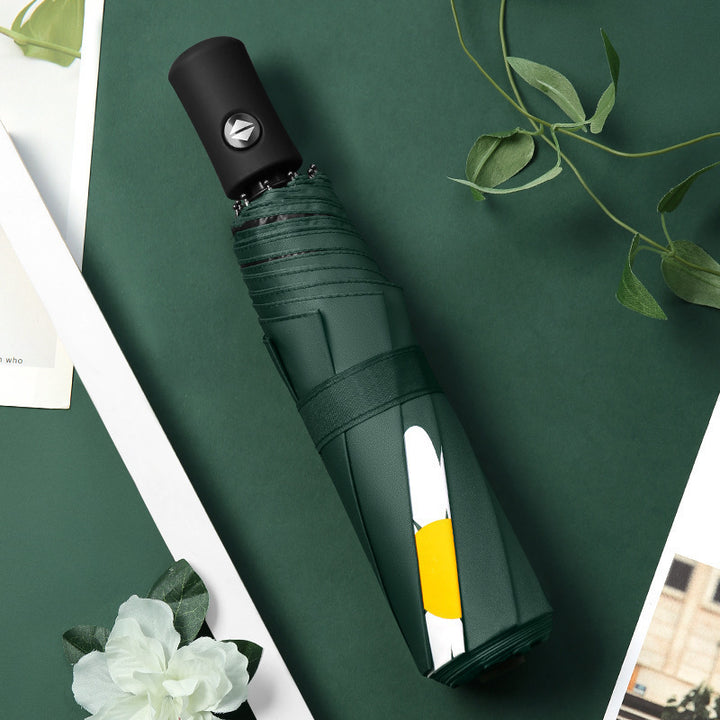 Ladies automatic umbrella with innovative folding mechanism Bowlift