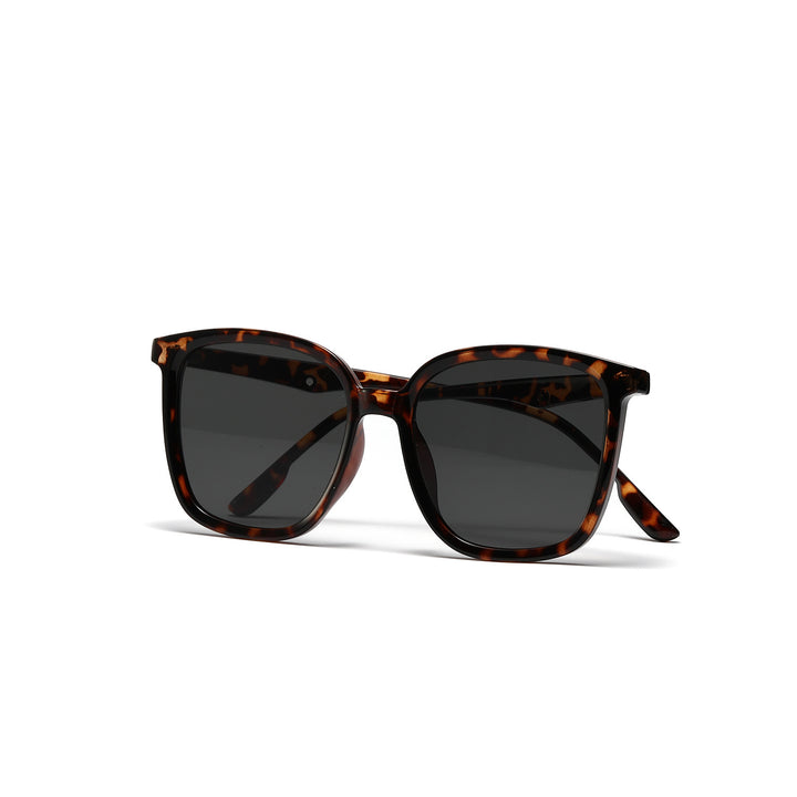 Women's stylish square sunglasses with clear frame and polarized lenses Bowlift