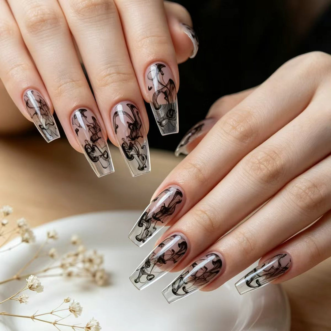 Artistic Patterned Nail Art Bowlift