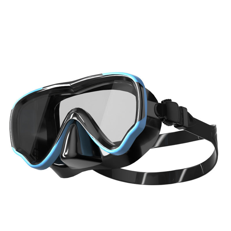 Diving mask with comfortable silicone cover Bowlift