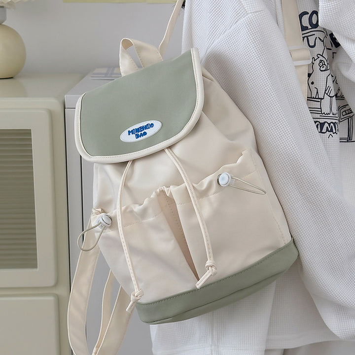 Casual Drawstring Closure School Backpack Bowlift