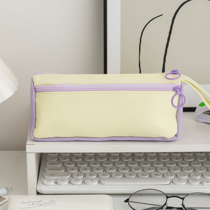 Durable Double-Zippered Pencil Pouch Bowlift
