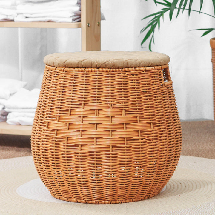 Woven Storage Ottoman Bowlift