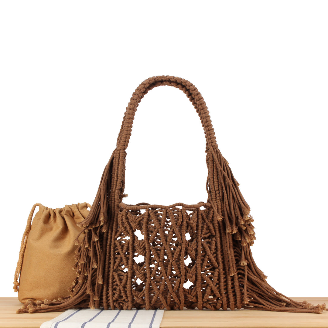 Handmade Macrame Bag Bowlift