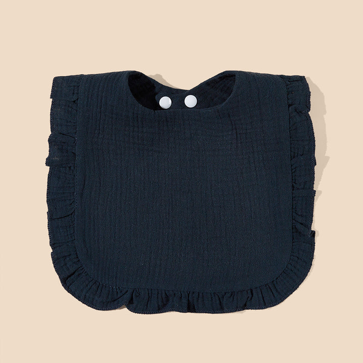 Soft Ruffled Muslin Baby Bib Bowlift