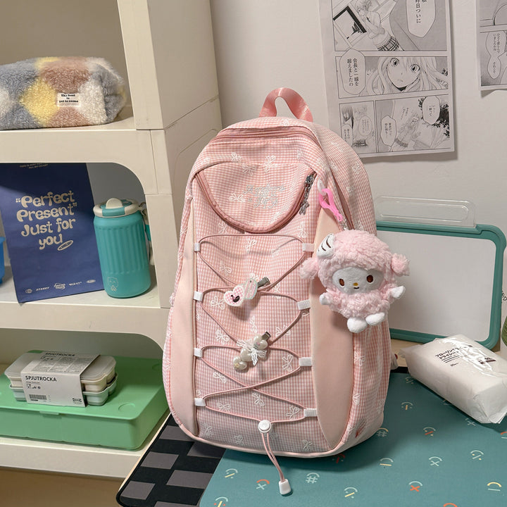 Whimsical Floral Patterned Backpack