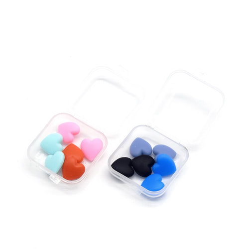 Heart-Shaped Silicone Keychain Holders Bowlift