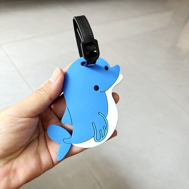 Dolphin-Shaped Luggage Tag Bowlift
