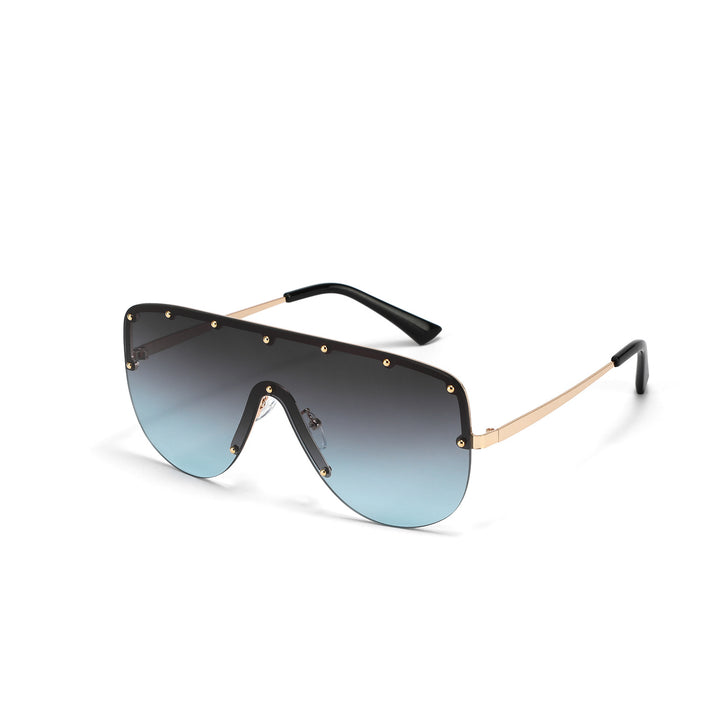 Women futuristic oversized sunglasses Bowlift
