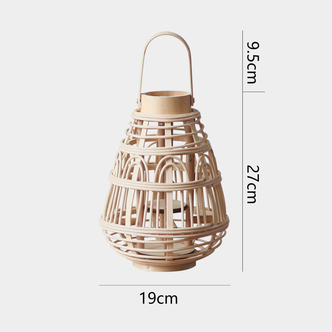 Handcrafted Rattan Lantern Bowlift