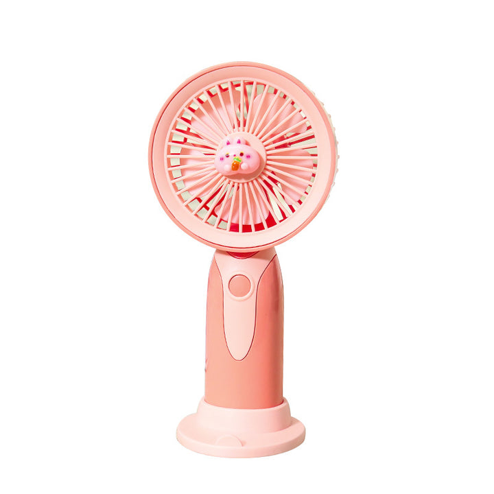 Women's Portable Handheld Fan with Animal Design Bowlift