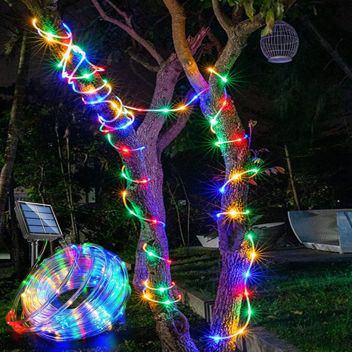 Premium outdoor solar-powered waterproof LED rope lights for trees Bowlift
