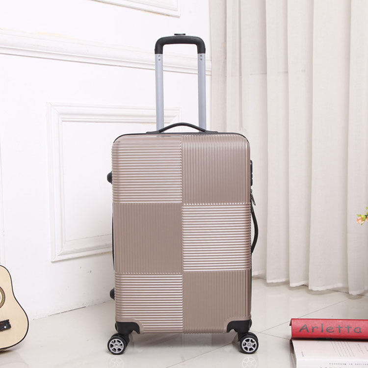 Women's Stylish Textured Hard Shell Luggage Bowlift