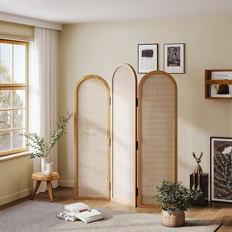 Elegant Rattan Room Divider Bowlift