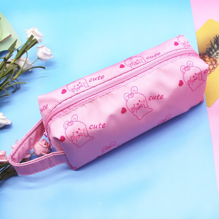 Cute Cartoon Print Pencil Case Bowlift