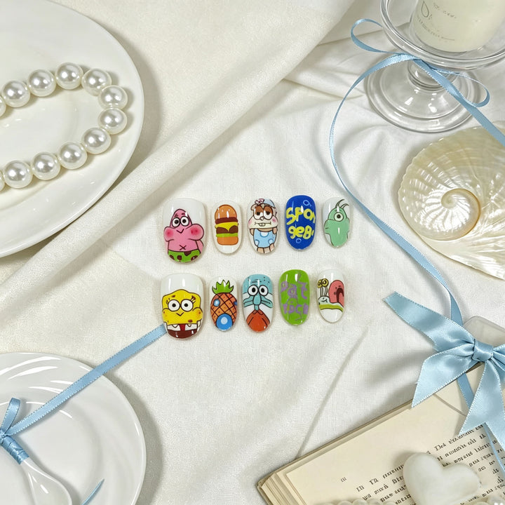 Fun Character Nail Art Set Bowlift
