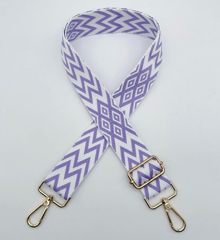Adjustable Patterned Bag Strap Bowlift