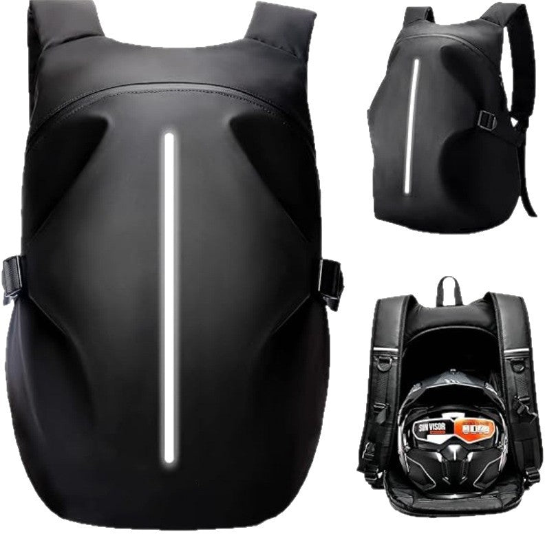 Motorcycle backpack with Reflective Safety Details Bowlift