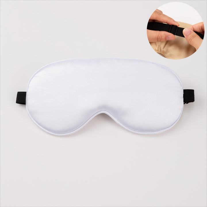 Unisex nan ergonomic sleep mask with adjustable elastic band and soft satin surface Bowlift